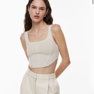 Sculpt Knit Bustier Tank